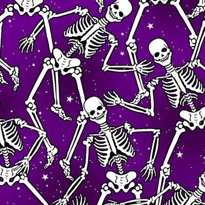 FQ Skeletons Purple - 12542G-66