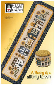 Heart in Hand Needleart - A Honey Of A Tiny Town (w/emb)