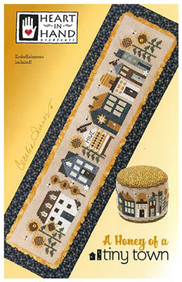 Heart in Hand Needleart - A Honey Of A Tiny Town (w/emb)