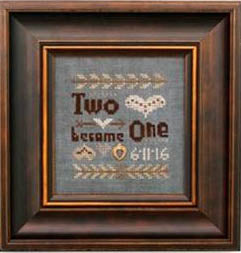 Heart in Hand Needleart - Two Become One