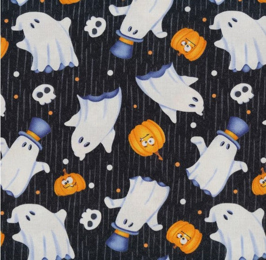 Glow Ghosts Tossed Ghosts Black