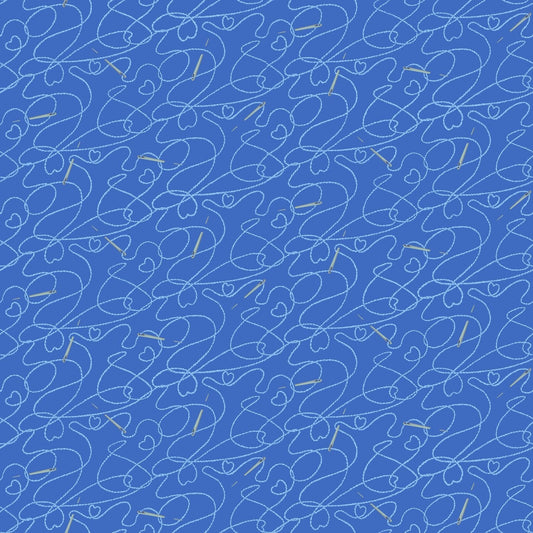 Stitch & Needle Blue
