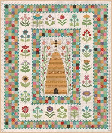 Honey Bee Garden Fabric Kit