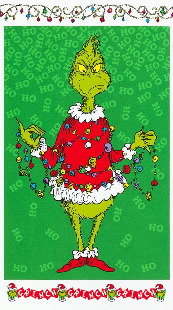 How The Grinch Stole Christmas Holiday Panel-994
