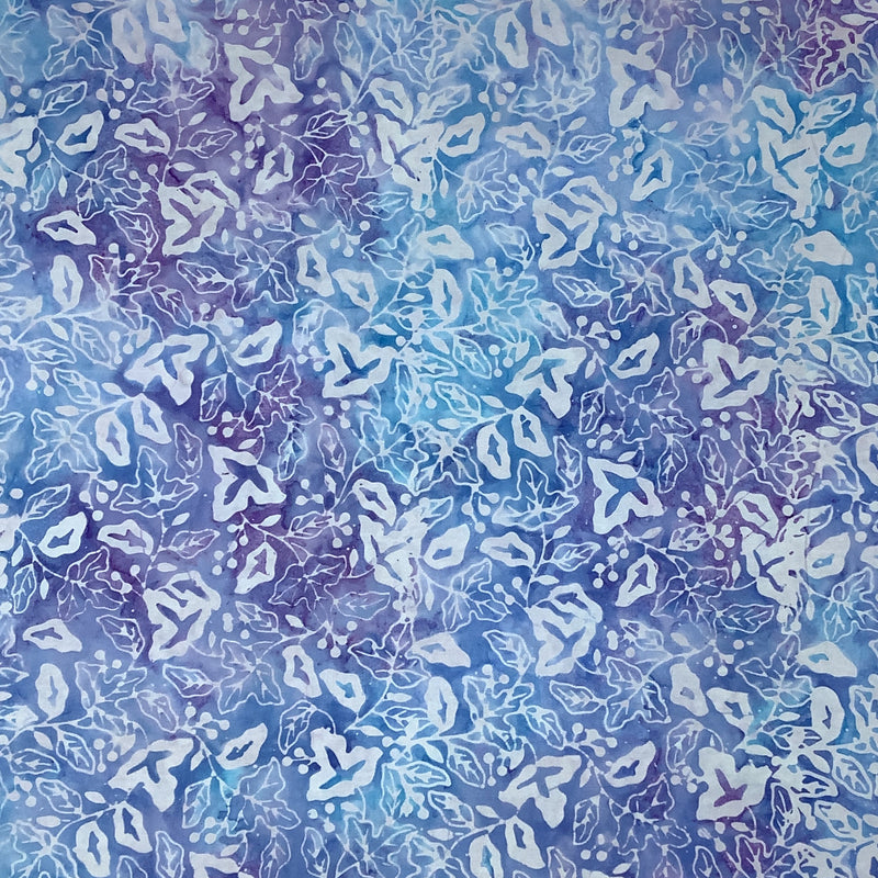 FQ Batiks - Lilac/Purple Floral