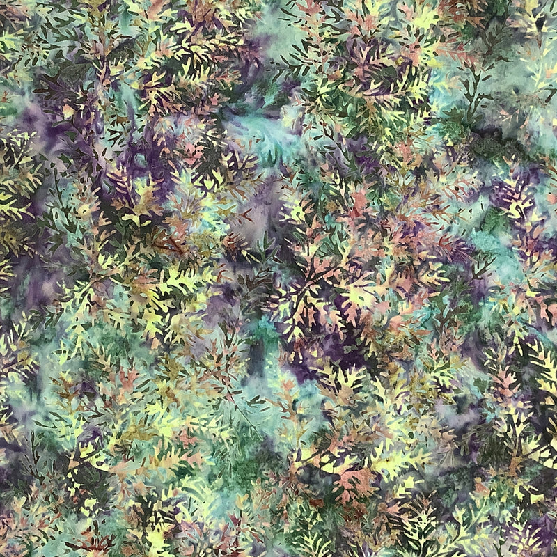 Batiks - Green/Purple Multi