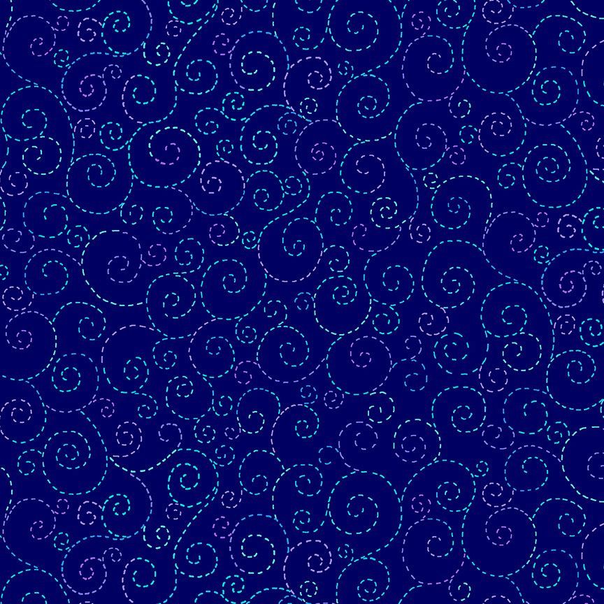 Indigo Garden Extra Wide Backing