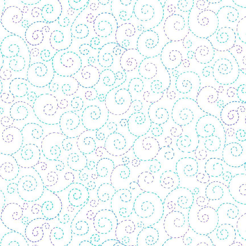 Indigo Garden Extra Wide Backing