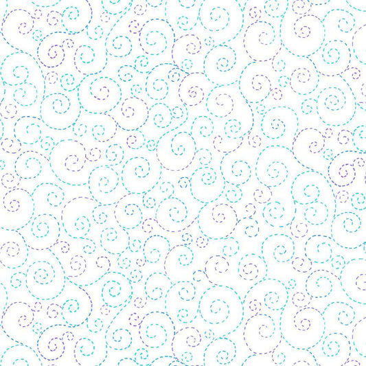 Indigo Garden Extra Wide Backing