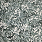 Batiks Grey Leaf