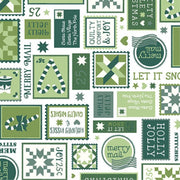 A Quilty Little Christmas Letters Green