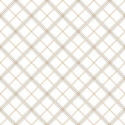 Kimberbell Basics Plaid Cream Taupe