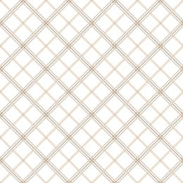 FQ Kimberbell Basics Plaid Cream Taupe
