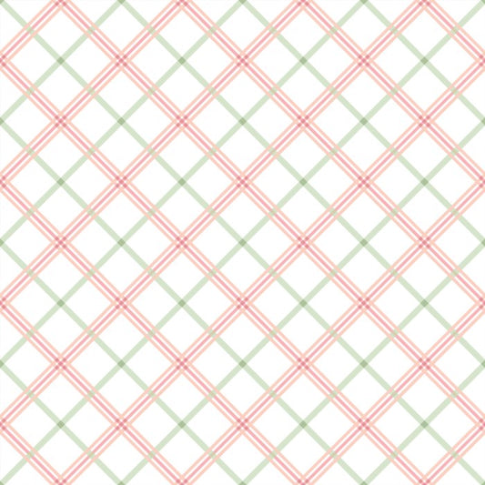 Kimberbell Basics Plaid Pink Green
