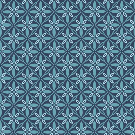 Navy Tufted Star