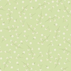 FQ Pretty Petals Floral Green