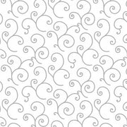 White Grey Scroll
