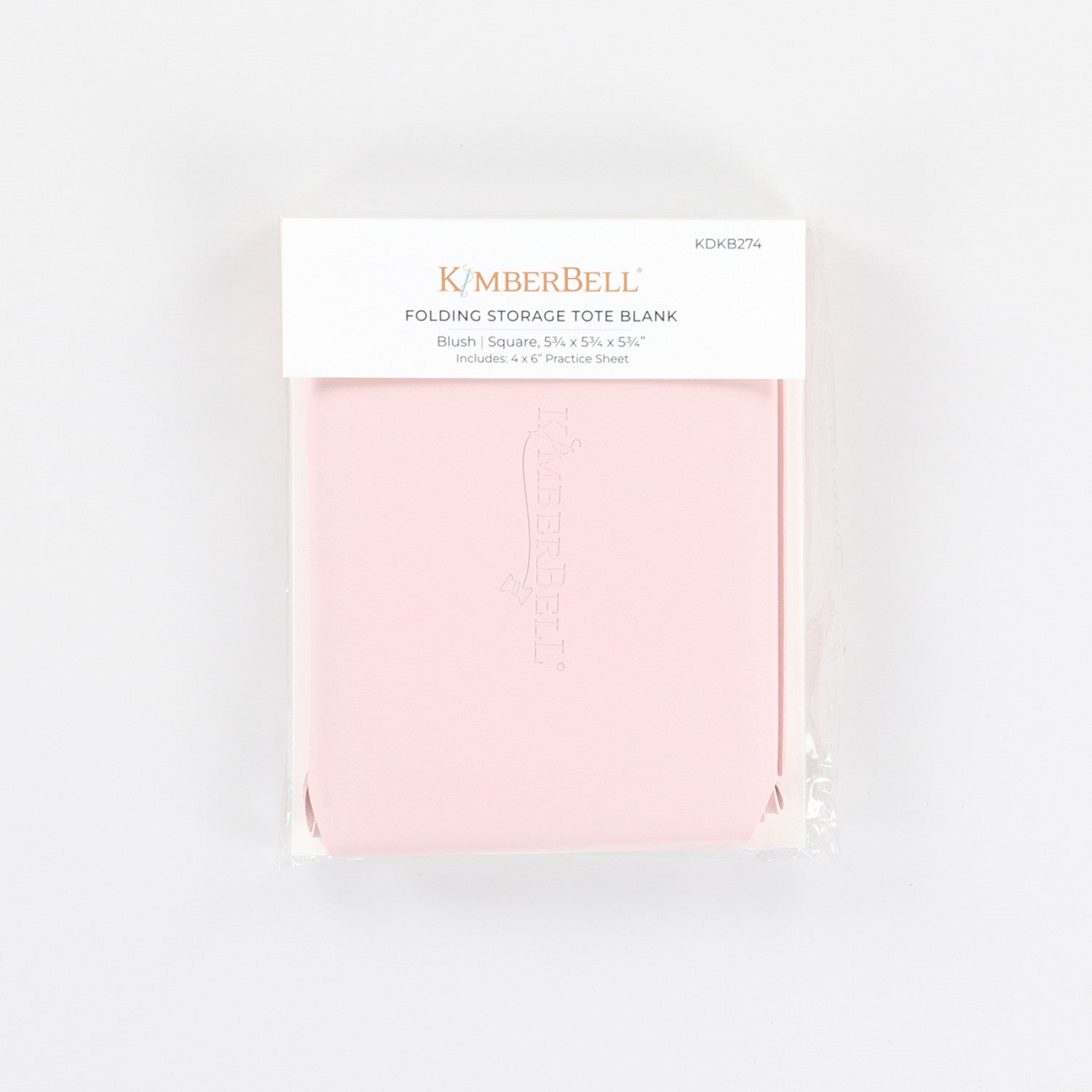 KB Folding Storage Tote Blank Blush