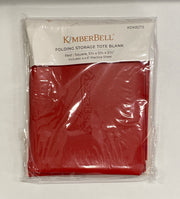 KB Folding Storage Tote Blank Red
