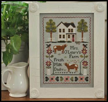 Little House Needleworks - Mrs. O'Leary's Dairy Farm