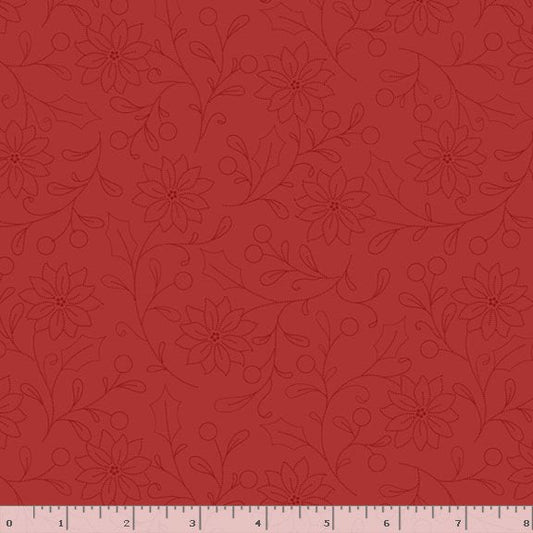 Make It Merry Dotted Floral Red