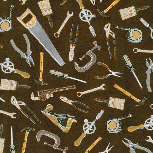 Man Cave Tools Brown