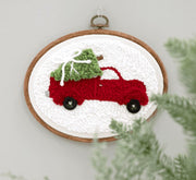 Punch Needle Merrily We Roll Along