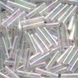 Mill Hill Beads - Medium Bugle Beads - Crystal (80161)