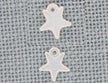 Mill Hill Glass Treasures - Very Small Domed Star Opal (12044)