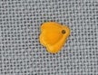Mill Hill Glass Treasures - Flat Bell Flower Light Topaz (12062)