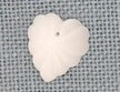 Mill Hill Glass Treasures - Frosted Starburst Heart Matte Crystal (12070)