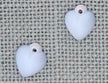 Mill Hill Glass Treasures - V Sm Domed Heart Matte Light Sapphire (12076)
