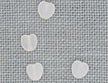 Mill Hill Glass Treasures - Small Channeled Heart Matte Opal (12084)