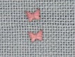 Mill Hill Glass Treasures - Petite Butterfly Matte Light Amethyst (12124)