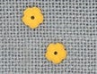 Mill Hill Glass Treasures - Very Petite Flower Matte Light Topaz (12147)