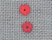 Mill Hill Glass Treasures - Very Petite Flower Matte Fuschia (12152)
