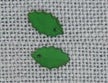 Mill Hill Glass Treasures - Med Holly Leaf Matte Dark Emerald (12197)
