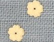 Mill Hill Glass Treasures - Petite Flower Matte Light Topaz (12210)