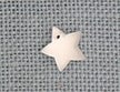 Mill Hill Glass Treasures - Medium Star Matte Crystal (12291)