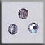 Mill Hill Crystal Treasures - 13015 Round Bead  - Black Diamond