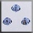 Mill Hill Crystal Treasures - 13032 Rondele - Light Sapphire