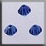 Mill Hill Crystal Treasures - 13033 Rondele Sapphire