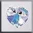 Mill Hill Crystal Treasures - 13036 Small Heart - Crystal