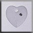 Mill Hill Crystal Treasures - 13049 Small Frosted Heart Crystal