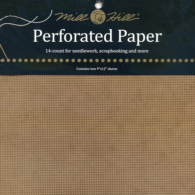 Mill Hill Perforated Paper Antique Brown