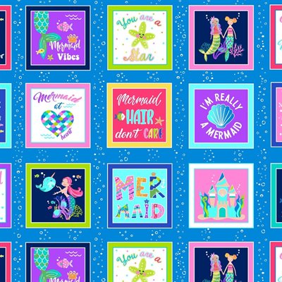 Mystical Mermaids Pearlized Blue