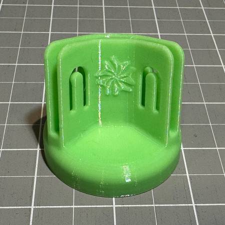 Purple Hobbies Pattern Stand Lime