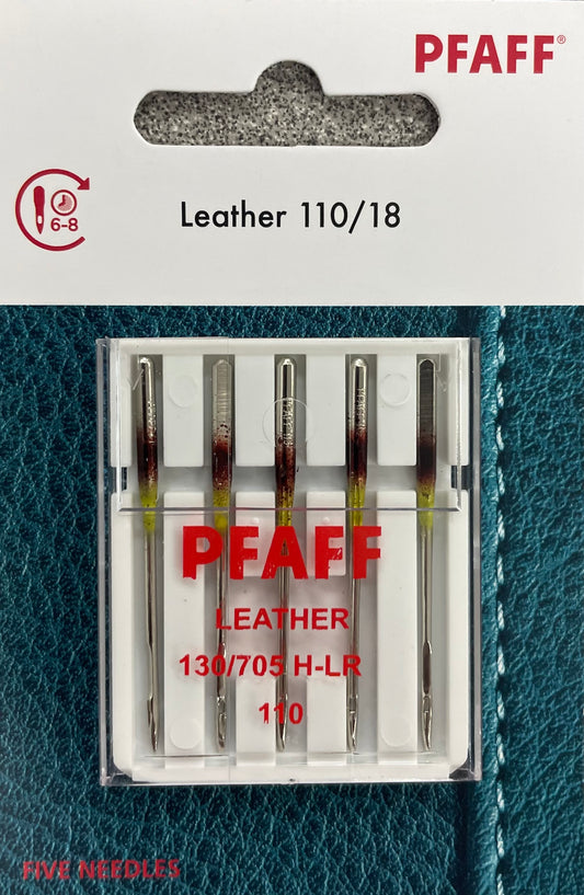 PFAFF Leather 110/18 Needles (5pk)