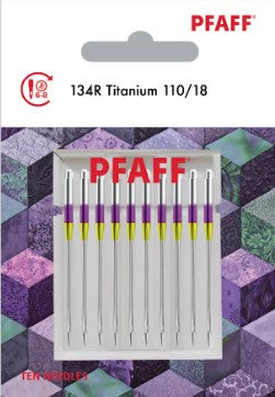 PFAFF 134R Titanium 110/18 Needles (10pk)