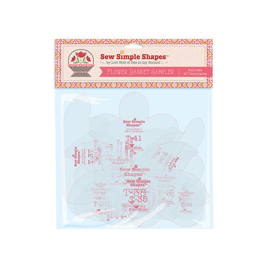 Piece & Plenty Flower Basket Sampler Sew Simple Shapes